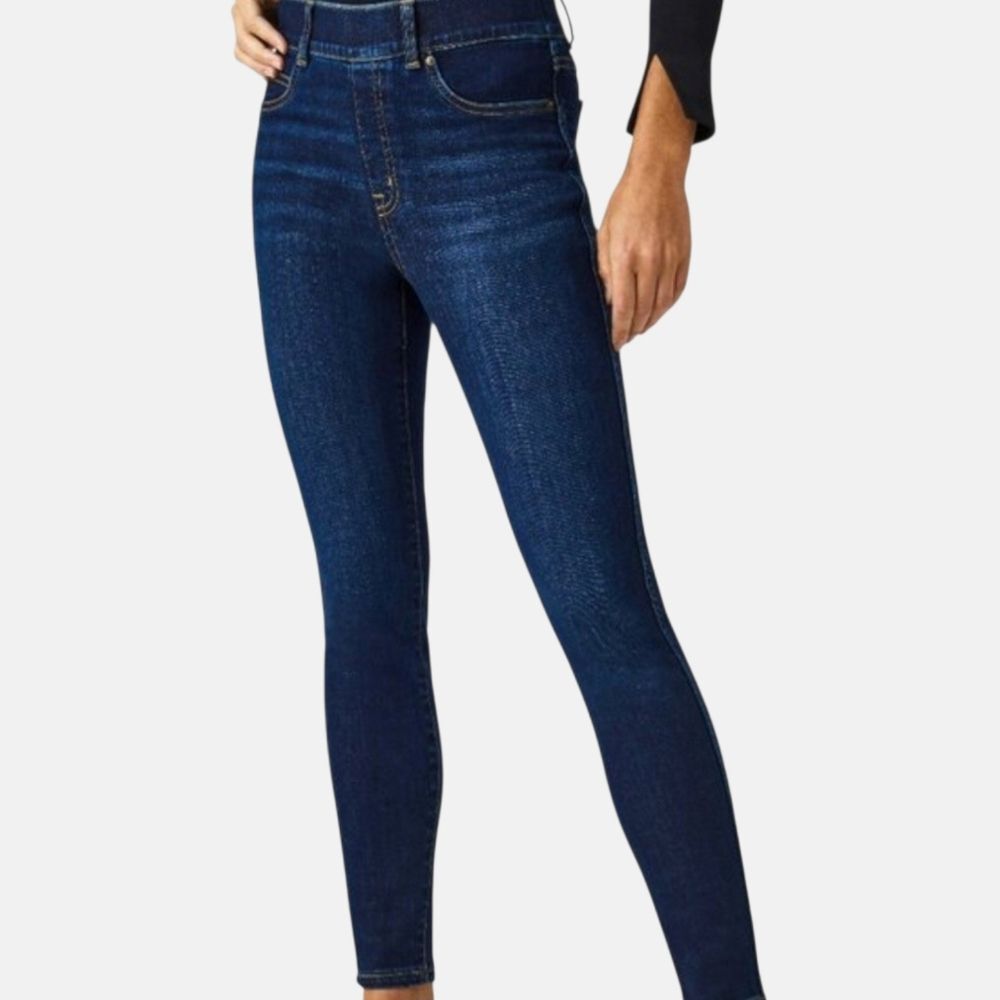 👖 Spanx High Rise Jeggings | Pull-On Shaping Jeans | Medium Wash | M
